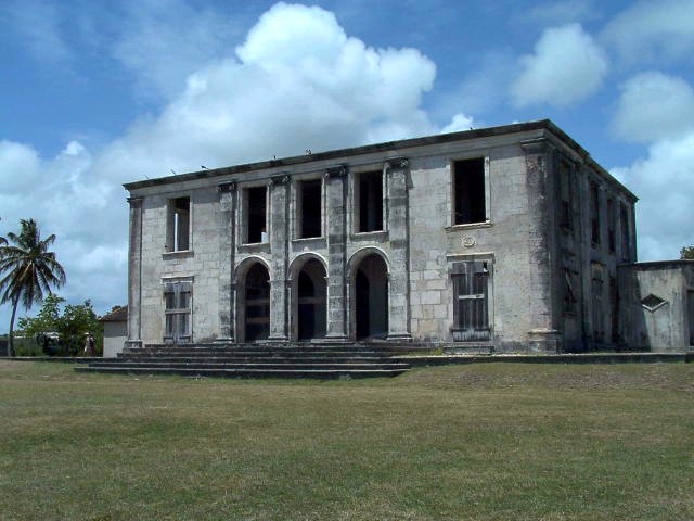 Marie-Galante : le château Murat (avril 2002)