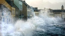 Tempête à l'île de Sein (janvier 2014)