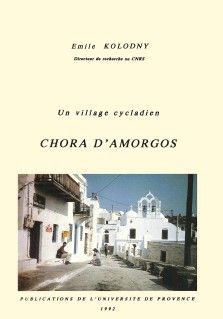 Emile Kolodny : Chora d'Amorgos, un village cycladien