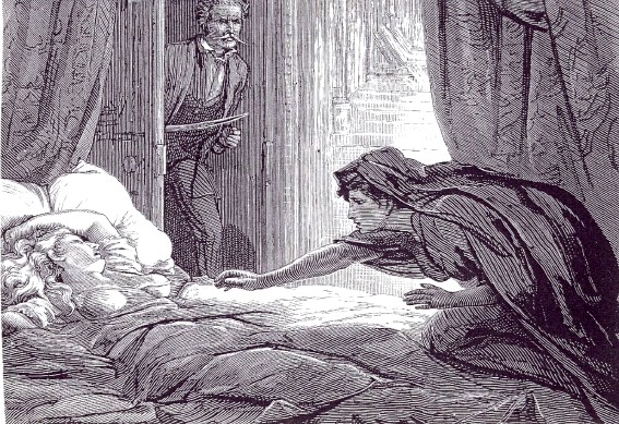 Carmilla, illustration de l'édition originale (1872) par David Henry Friston