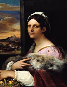 Sebastiano del Piombo : Portrait d'une jeune Romaine